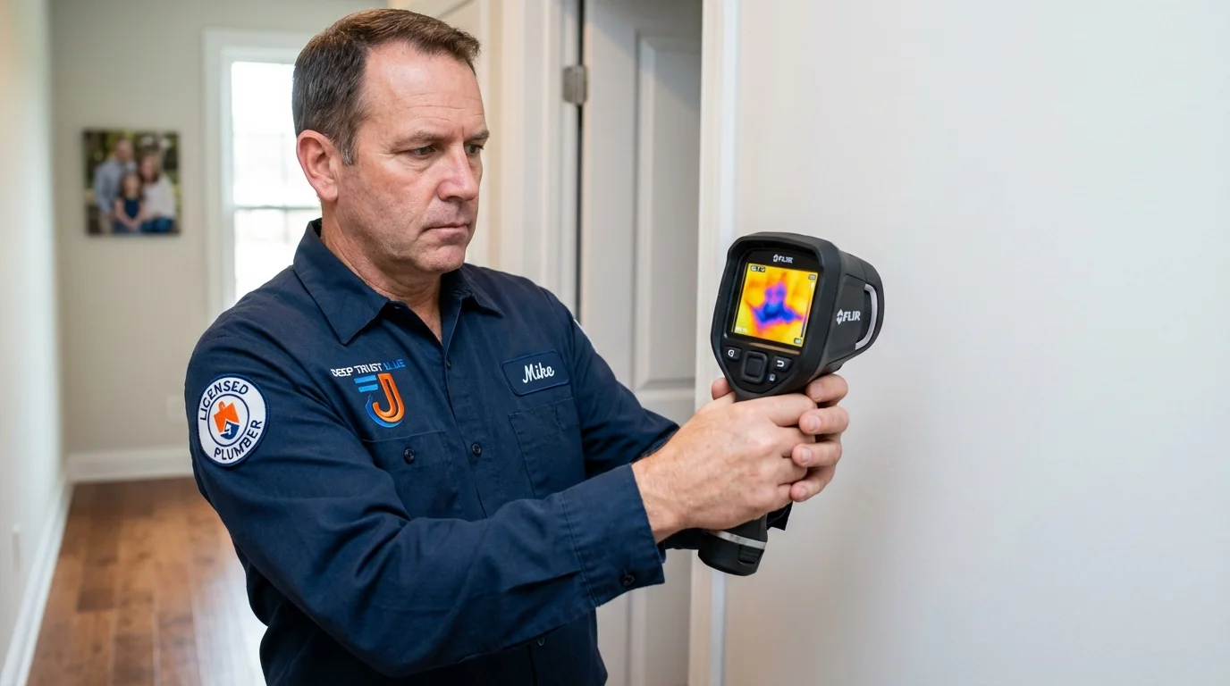 Thermal imaging leak detection by Johns Plumbing LLC in Hershey